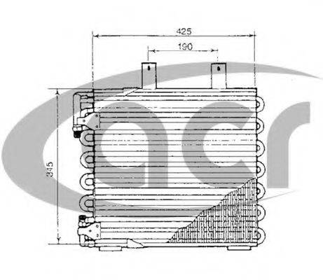 ACR 300192 Конденсатор, кондиционер