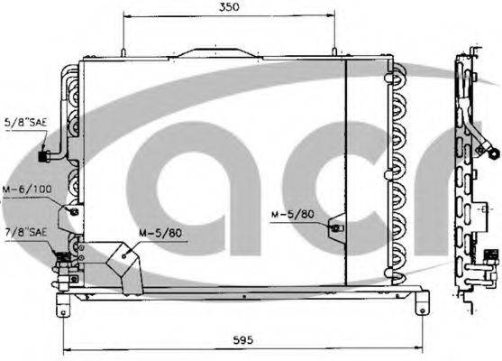 ACR 300284 Конденсатор, кондиционер