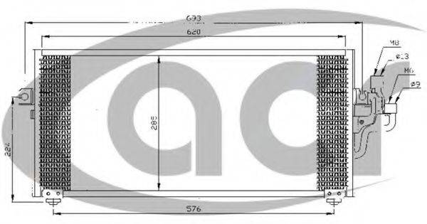 ACR 300304 Конденсатор, кондиционер