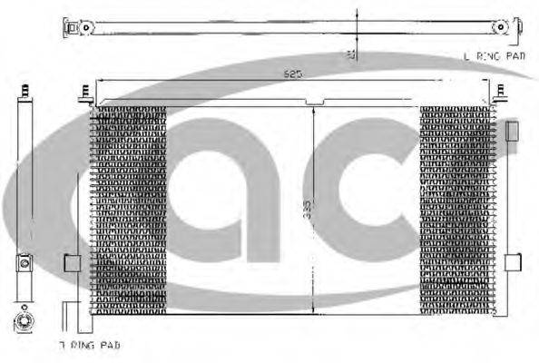 ACR 300345 Конденсатор, кондиционер