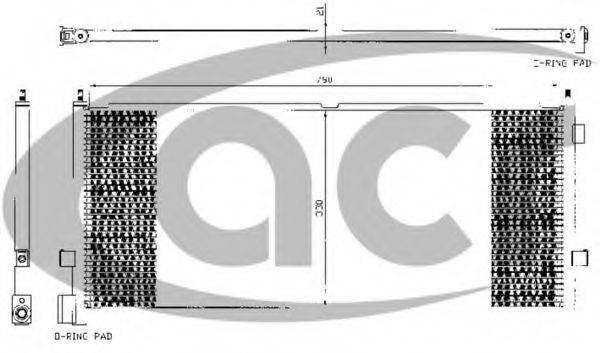 ACR 300346 Конденсатор, кондиционер