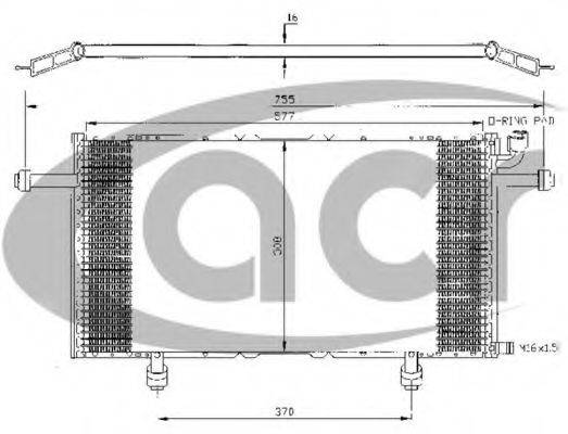 ACR 300394 Конденсатор, кондиционер