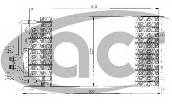 ACR 300413 Конденсатор, кондиционер