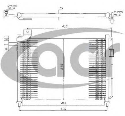 ACR 300416 Конденсатор, кондиционер