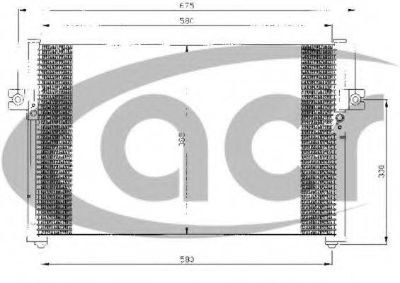ACR 300417 Конденсатор, кондиционер