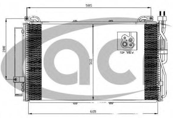 ACR 300523 Конденсатор, кондиционер
