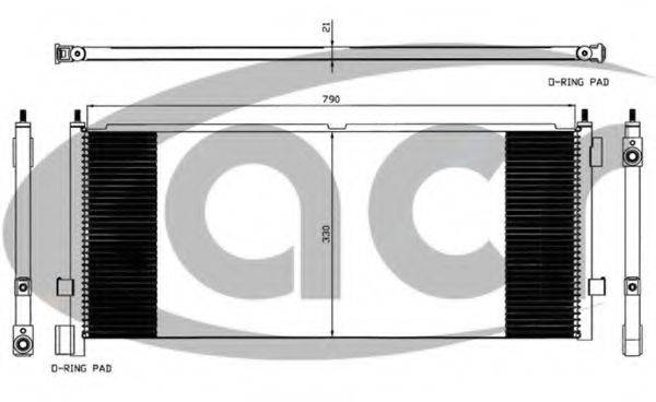 ACR 300563 Конденсатор, кондиционер