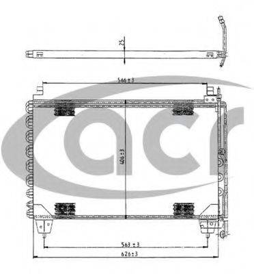 ACR 300567 Конденсатор, кондиционер