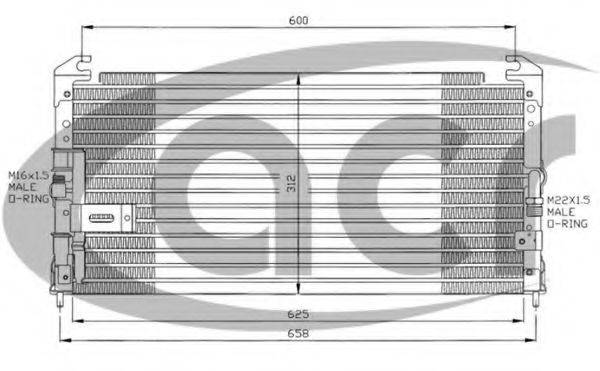 ACR 300568 Конденсатор, кондиционер