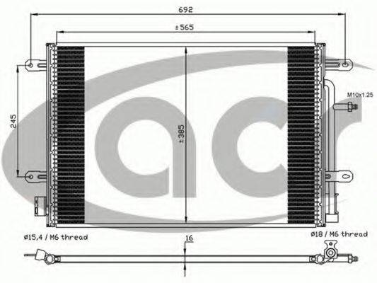 ACR 300603 Конденсатор, кондиционер