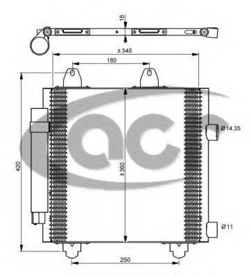 ACR 300671 Конденсатор, кондиционер