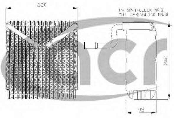 ACR 310004 Испаритель, кондиционер