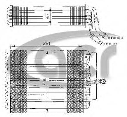 ACR 310037 Испаритель, кондиционер