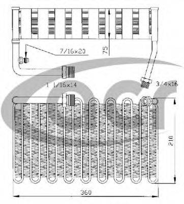 ACR 310101 Испаритель, кондиционер