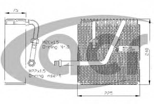 ACR 310114 Испаритель, кондиционер