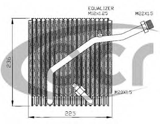 ACR 310139 Испаритель, кондиционер