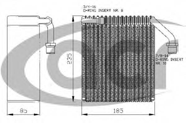 ACR 310150 Испаритель, кондиционер
