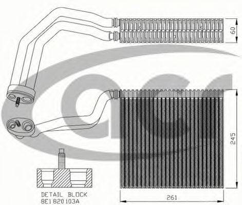 ACR 310169 Испаритель, кондиционер