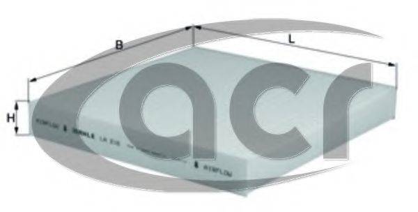ACR 321546 Фильтр, воздух во внутренном пространстве