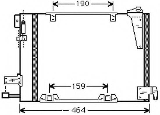 AUTOCLIMA 30311382CP Конденсатор, кондиционер