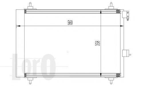 LORO 0090160009 Конденсатор, кондиционер