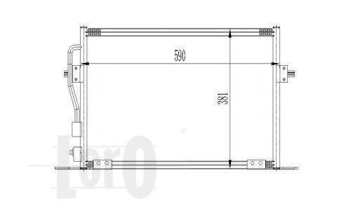 LORO 0170160006 Конденсатор, кондиционер