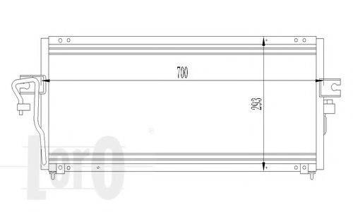 LORO 0350160021 Конденсатор, кондиционер