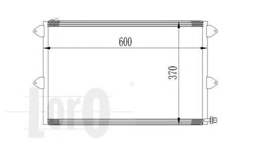 LORO 0530160003 Конденсатор, кондиционер