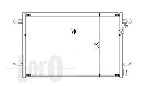 LORO 0530160026 Конденсатор, кондиционер