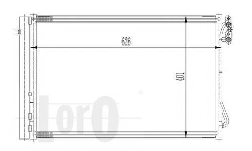 LORO 0040160021 Конденсатор, кондиционер