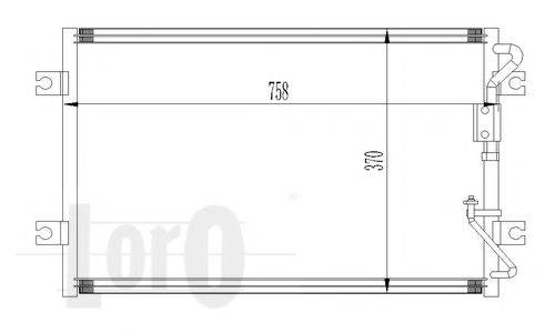 LORO 0240160002 Конденсатор, кондиционер