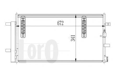 LORO 0030160021 Конденсатор, кондиционер