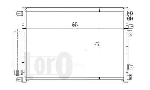 LORO 0080160009 Конденсатор, кондиционер