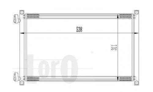 LORO 0160160015 Конденсатор, кондиционер