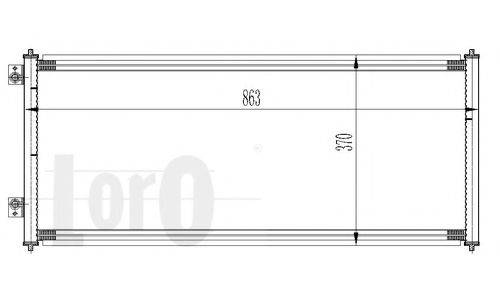 LORO 0170160014 Конденсатор, кондиционер