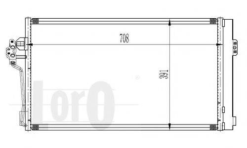 LORO 0330160012 Конденсатор, кондиционер