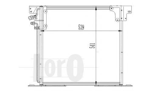 LORO 0540160020 Конденсатор, кондиционер