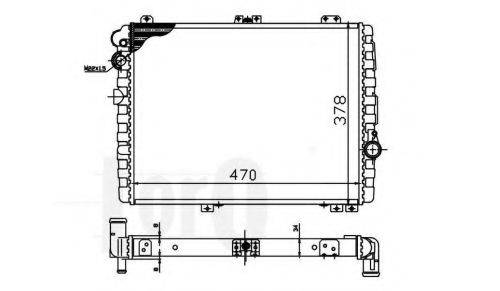 LORO 0030170027 Радиатор, охлаждение двигателя