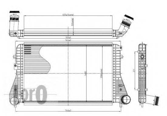 LORO 0530180006 Интеркулер