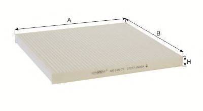 GOODWILL AG395CF Фильтр, воздух во внутренном пространстве