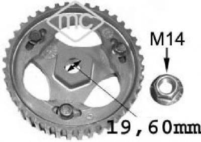 METALCAUCHO 05644 Шестерня, топливный насос высокого давления