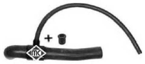 METALCAUCHO 08873 Шланг радиатора