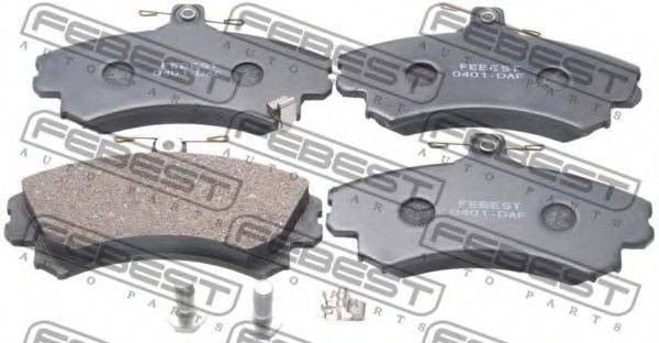 FEBEST 0401DAF Комплект тормозных колодок, дисковый тормоз