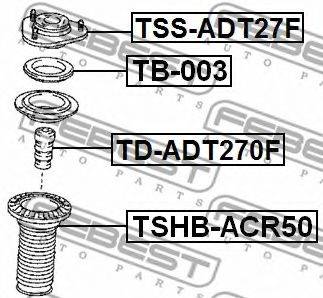 FEBEST TSSADT27F Подвеска, амортизатор