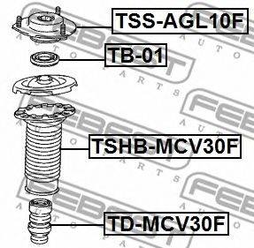 FEBEST TSSAGL10F Подвеска, амортизатор