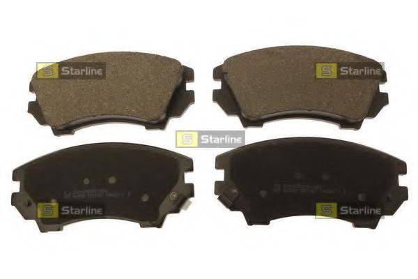 STARLINE BDS688 Комплект тормозных колодок, дисковый тормоз