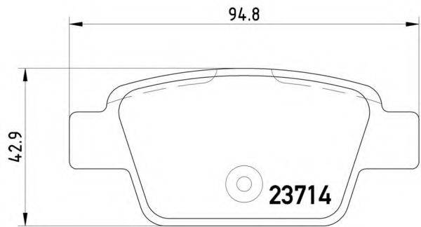 COBREQ N583 Комплект тормозных колодок, дисковый тормоз