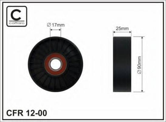 CAFFARO 1200 Натяжной ролик, поликлиновой  ремень