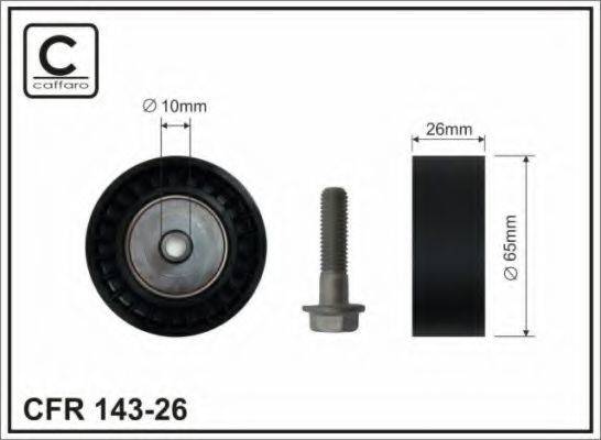 CAFFARO 14326 Паразитный / ведущий ролик, поликлиновой ремень