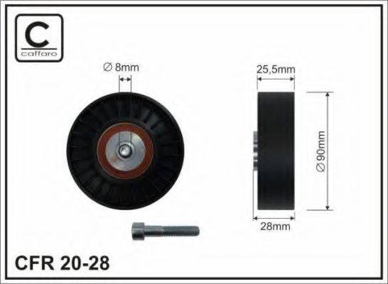 CAFFARO 2028 Паразитный / ведущий ролик, поликлиновой ремень
